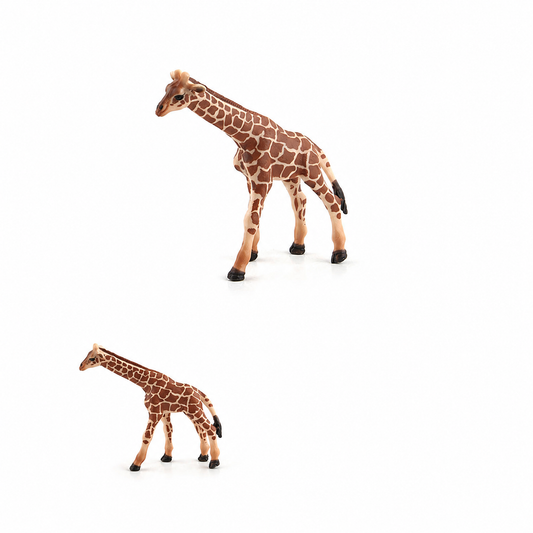 Realistic Giraffe Animal Figure Set