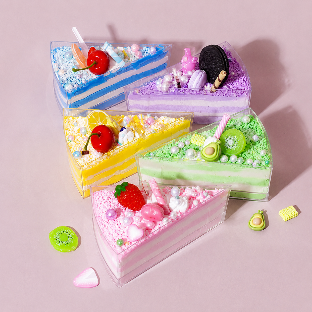 DIY Mousse Cake Clay Craft Kit for Kids