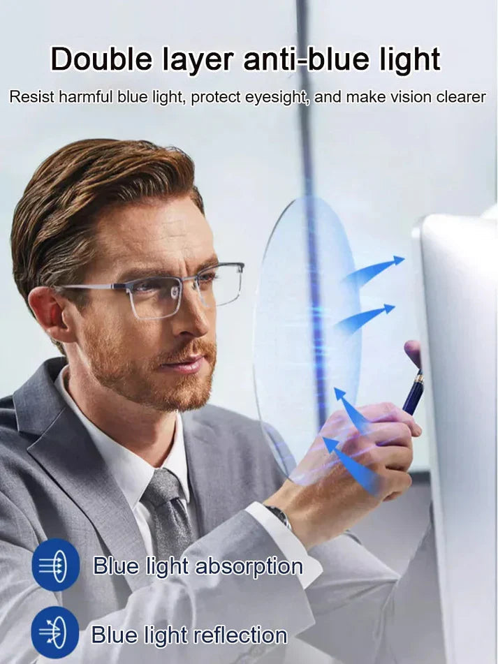 🎁Last day Hot Sale As low as $9.99 each🔥👓Ultra Light Anti Blue Presbyopic Glasses✨