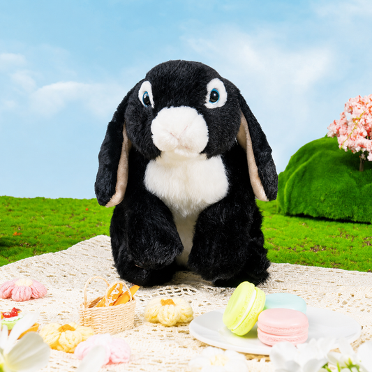 Realistic Lop-Eared Bunny Plush Toy