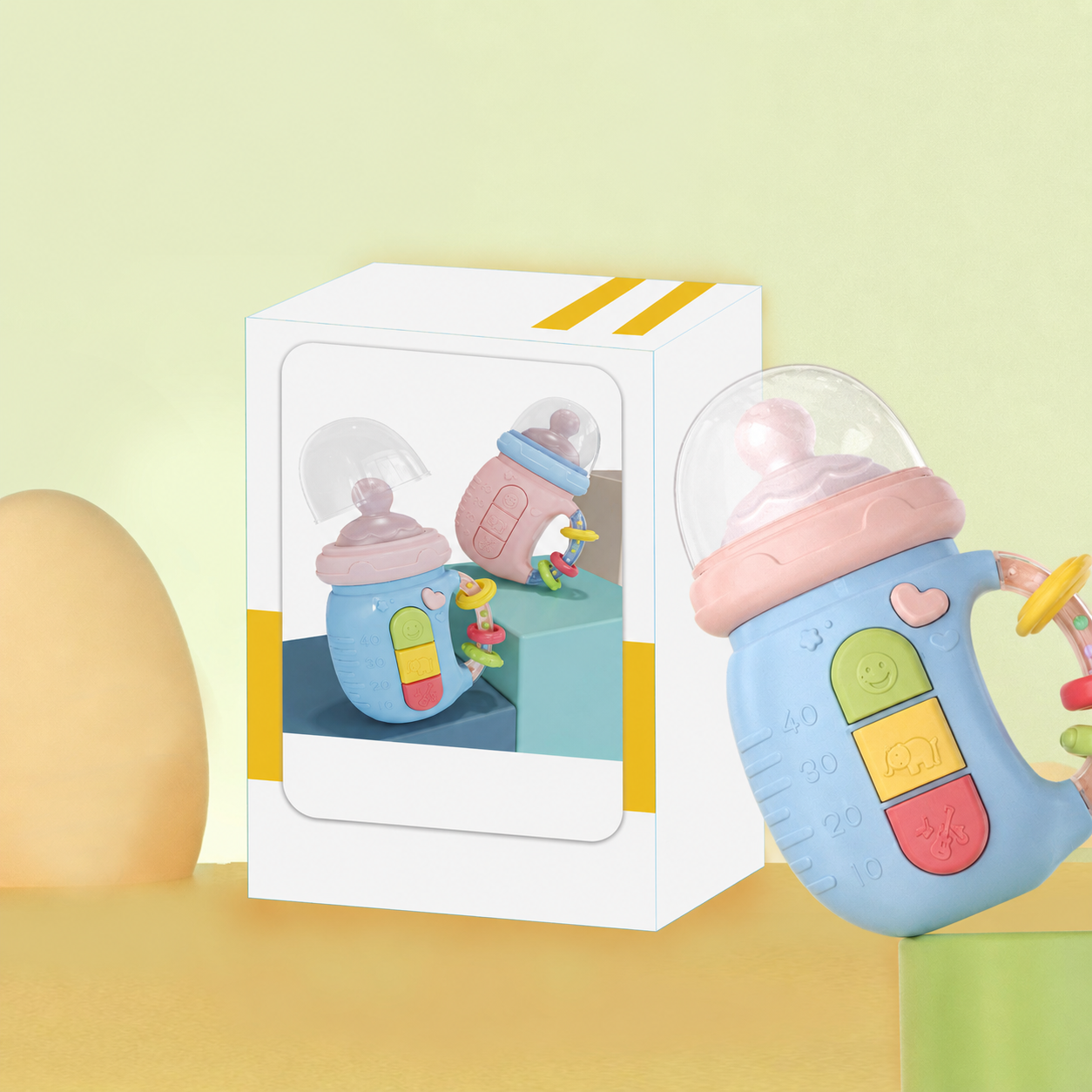 Musical Baby Bottle Learning Toy