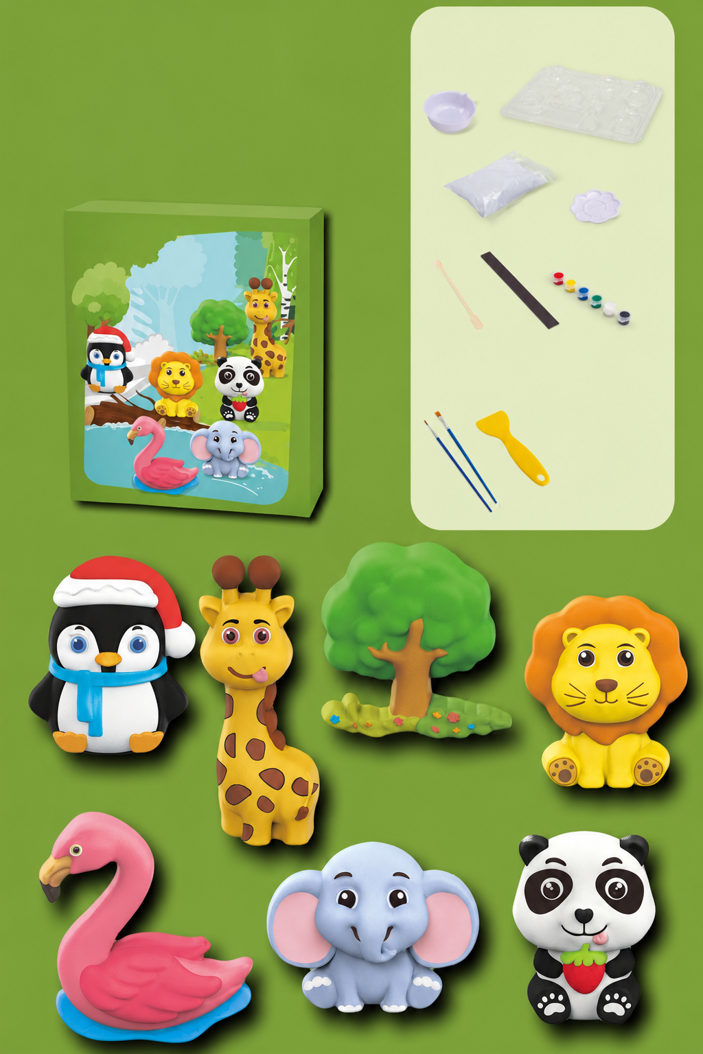 DIY Plaster Painting Kit for Kids