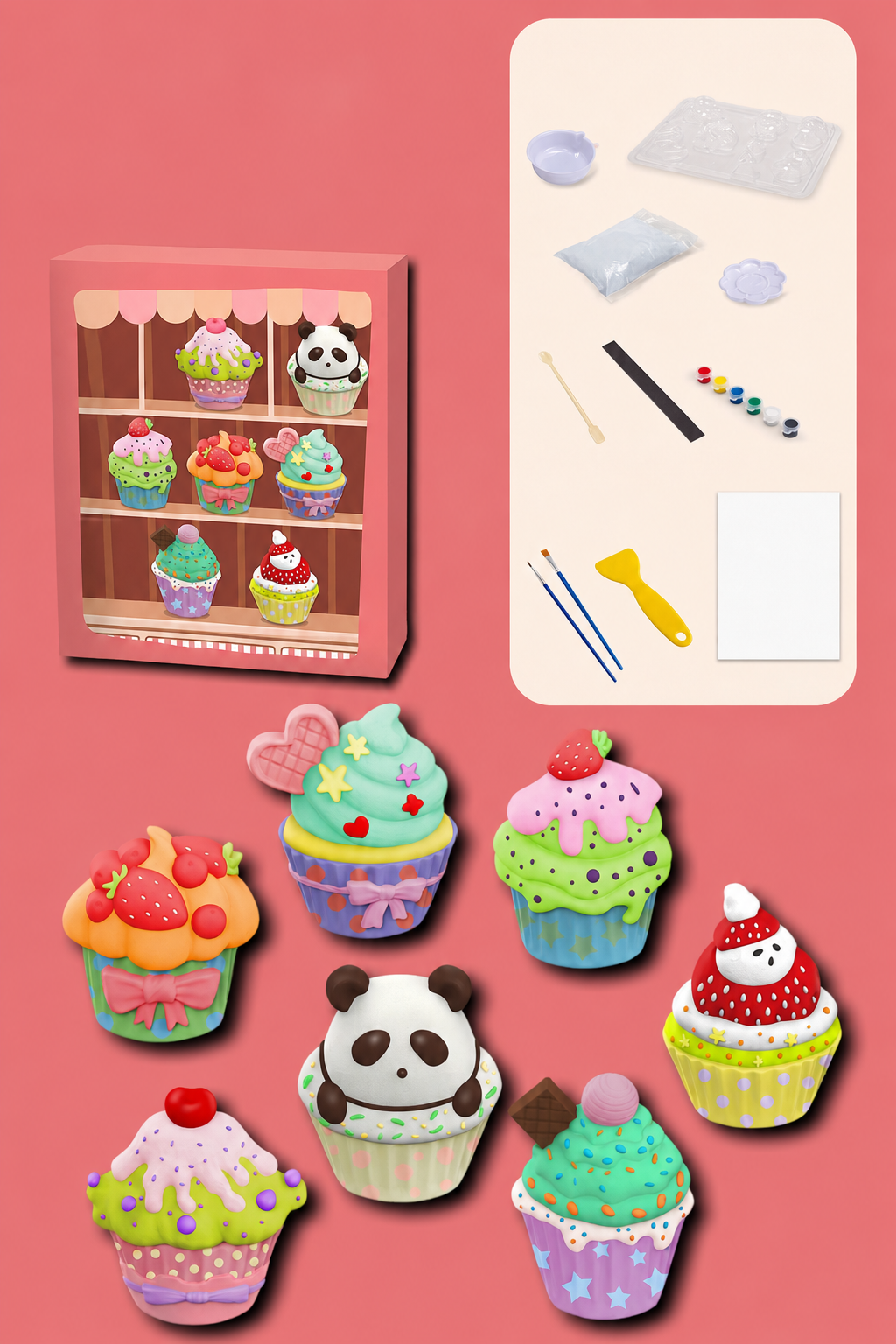 DIY Plaster Painting Kit for Kids