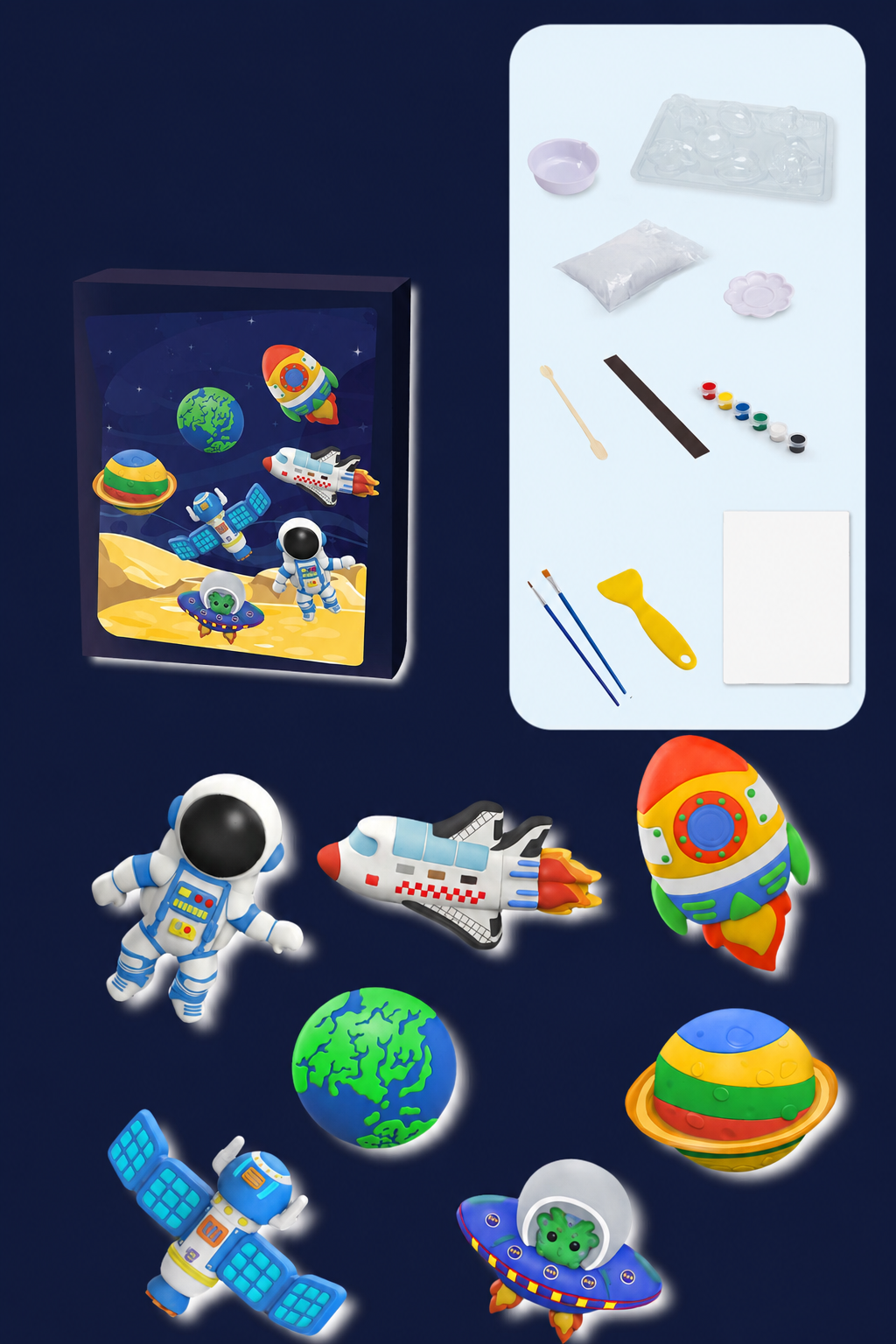 DIY Plaster Painting Kit for Kids
