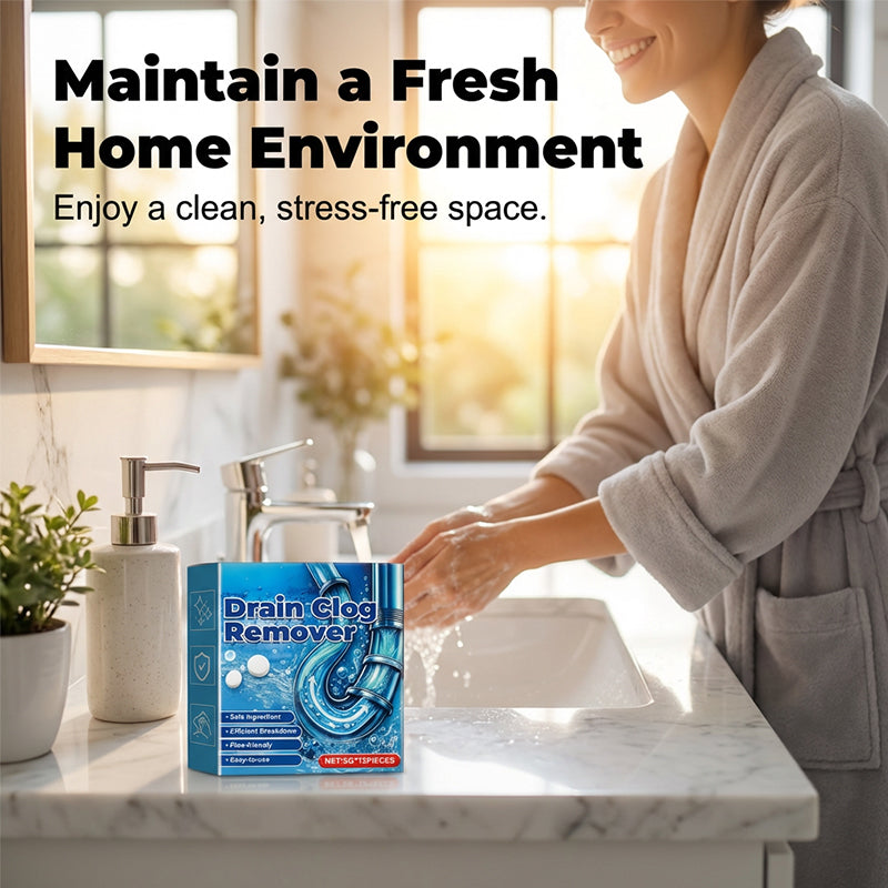Stock up on fizzing drain-cleaning tablets to help keep kitchen and bathroom drains fresh and flowing 🫧🚰✨