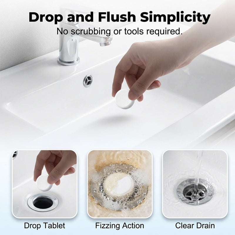 Stock up on fizzing drain-cleaning tablets to help keep kitchen and bathroom drains fresh and flowing 🫧🚰✨