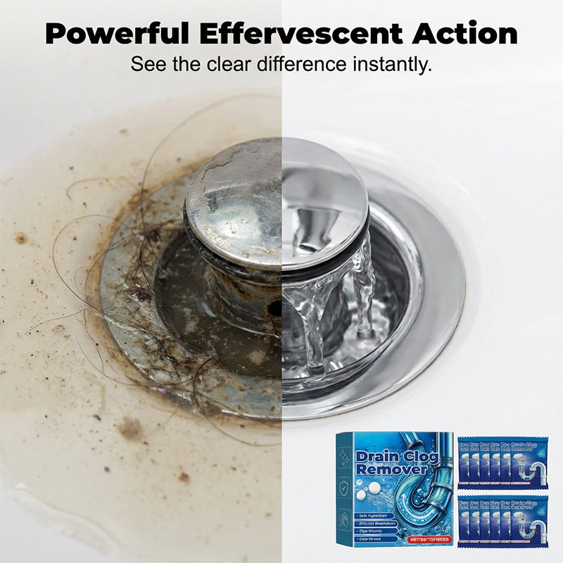 Stock up on fizzing drain-cleaning tablets to help keep kitchen and bathroom drains fresh and flowing 🫧🚰✨