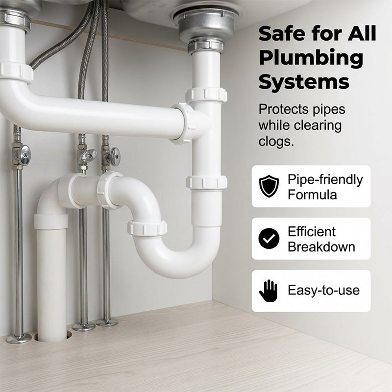 Stock up on fizzing drain-cleaning tablets to help keep kitchen and bathroom drains fresh and flowing 🫧🚰✨